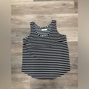 Faded Glory Striped Tank Top Large